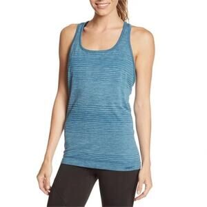 Patagonia Women's Gatewood Racerback Blue Stripe Tank Top Size Small